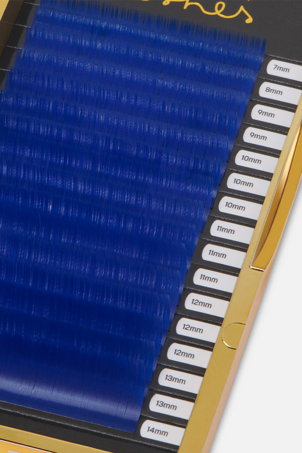 Box extension ciglia curva C sp. 0,10 lunghezza 7–14 mm Blu scuro Silk - Image 2