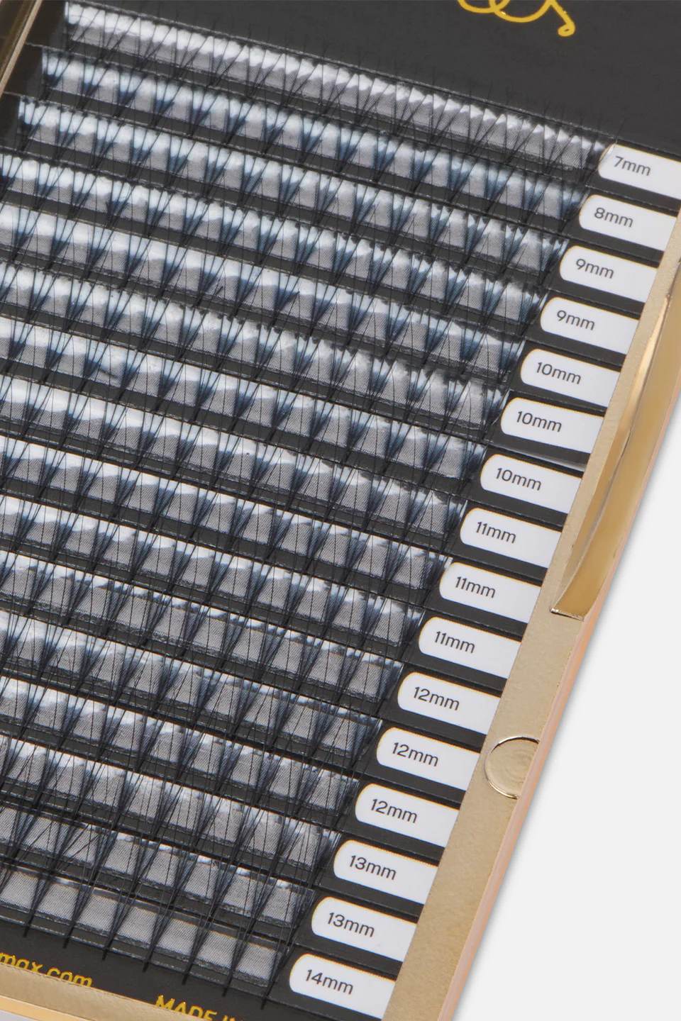 Ciglia finte a ciuffetti curva B spess. 0,07 mm lunghezza 7–14 mm 3D - Image 2