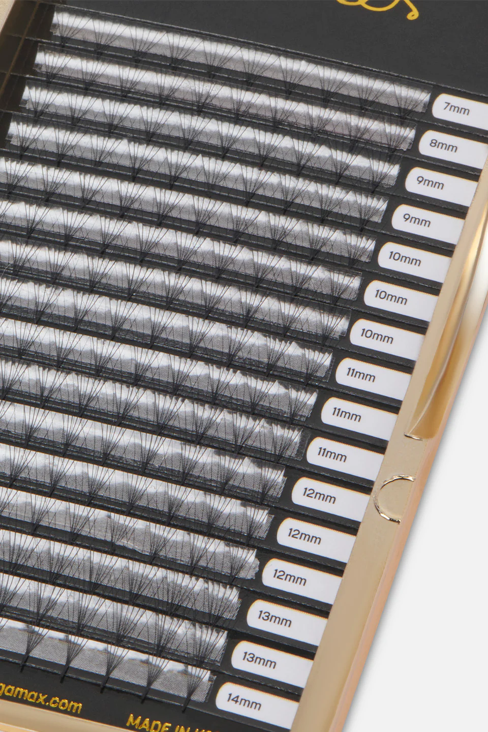 Ciglia finte a ciuffetti curva C spess. 0,05 lunghezza 7–14 mm 6D - Image 2