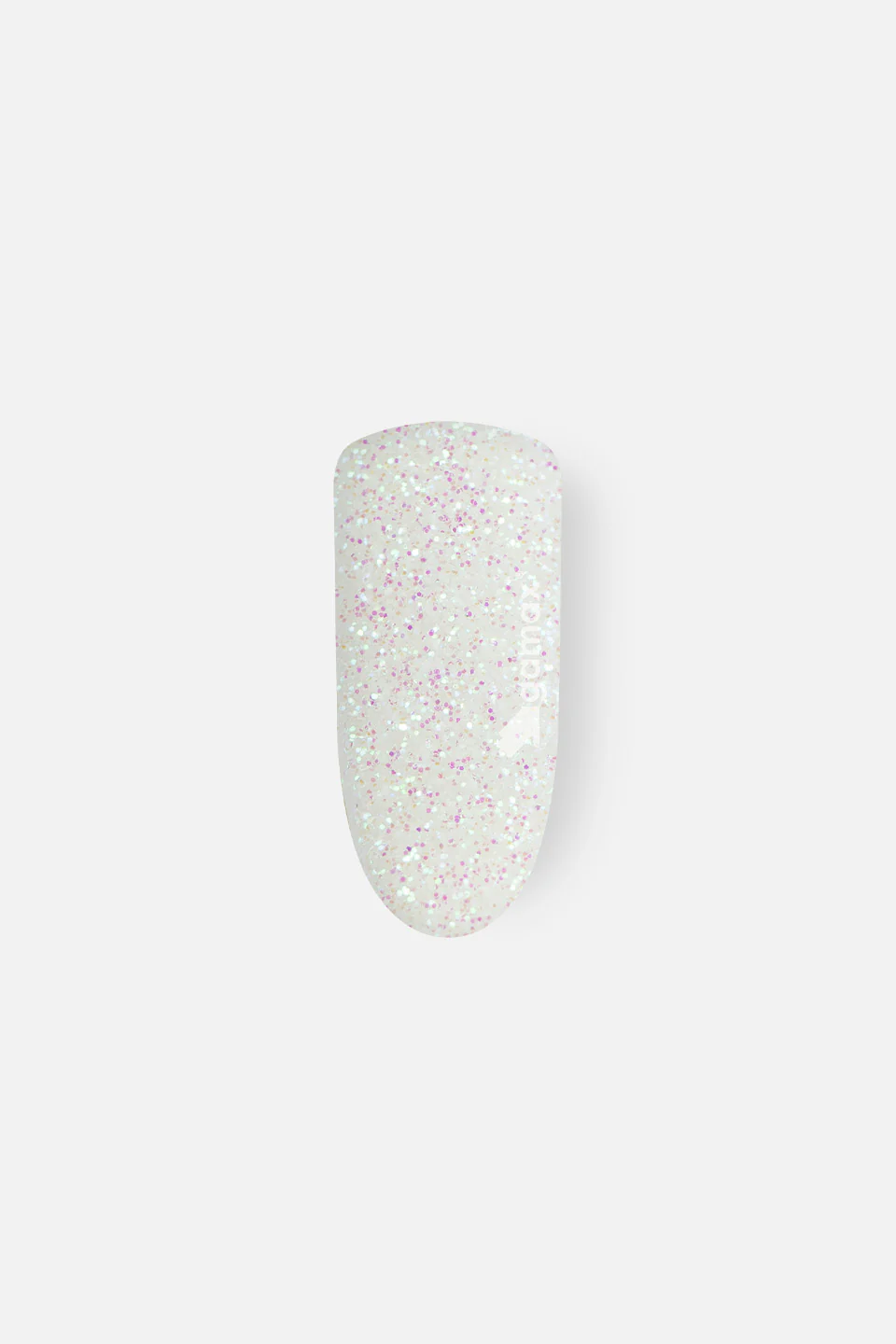 Glitter unghie in polvere bianco - Image 2