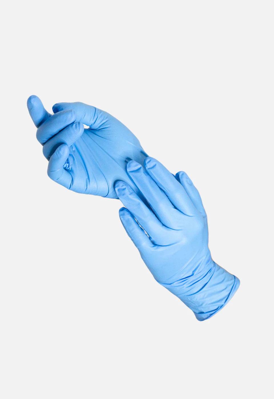 Guanti in nitrile azzurri - 100 pz - Image 2