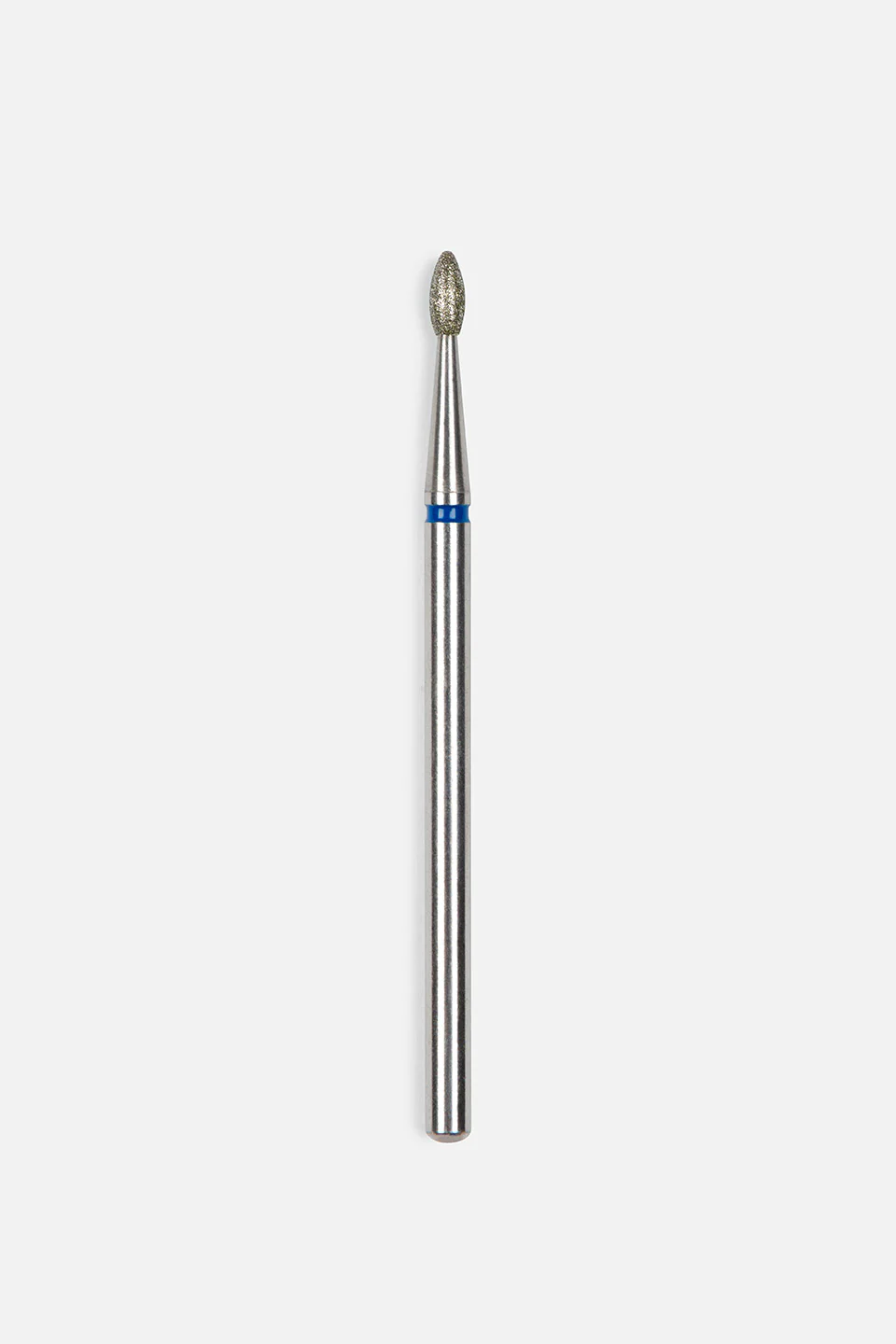 Punta fresa unghie fiamma in diamante grana media 1,8 mm
