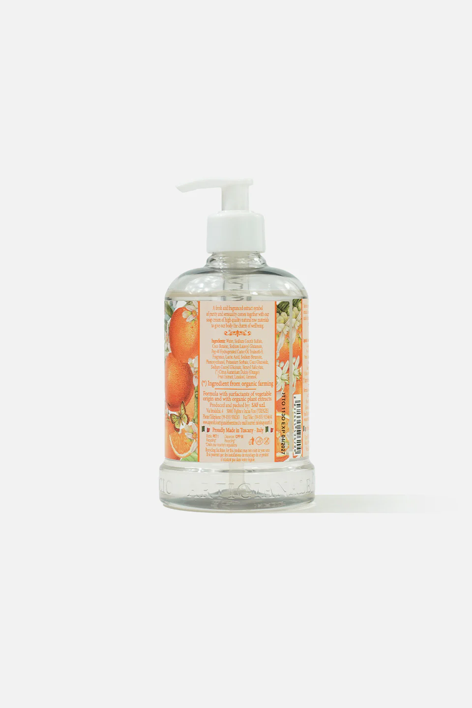 Sapone liquido mani fiori d’arancio 500 ml - Image 2