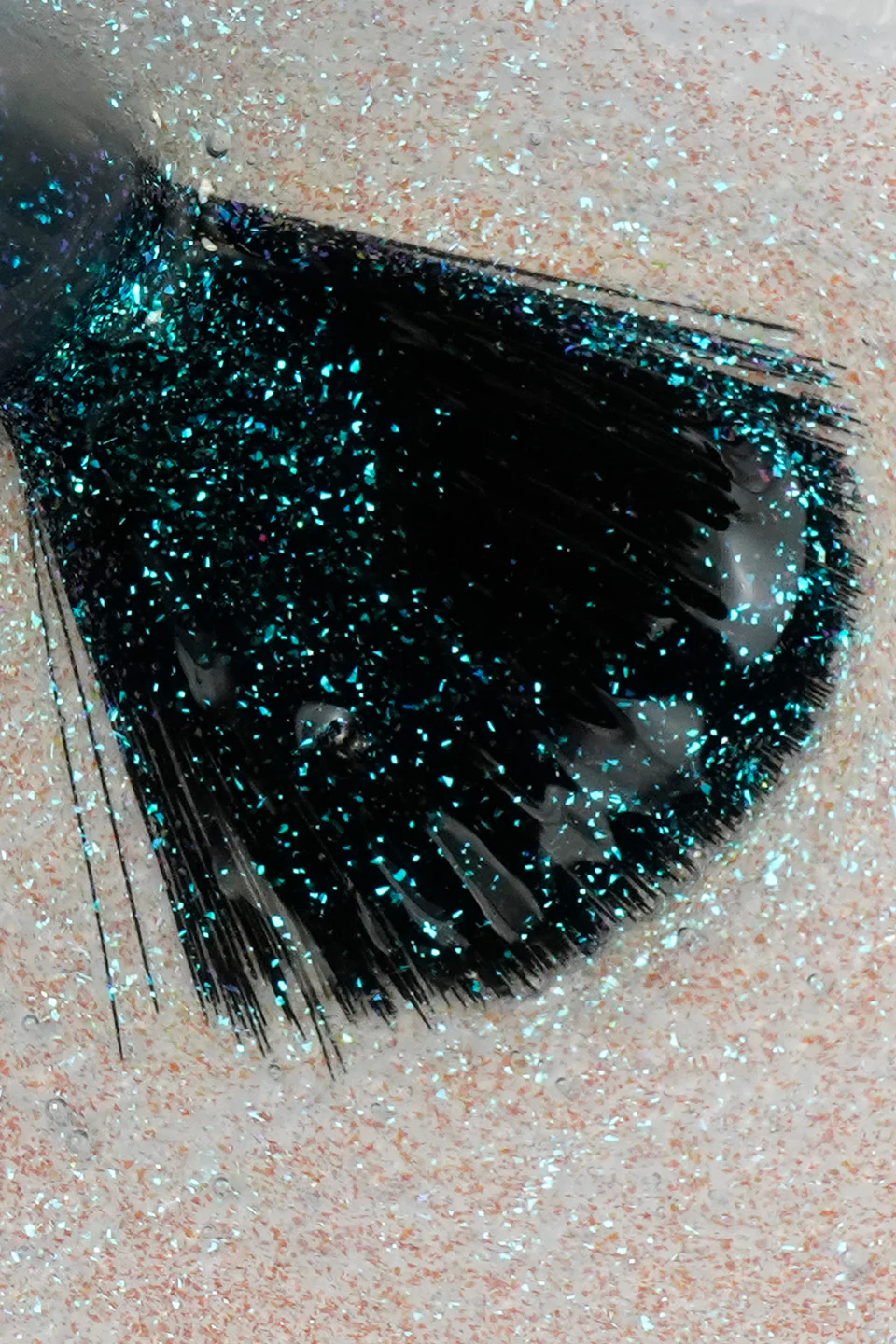 Smalto semipermanente turchese glitter Celestia 15 ml - Image 2