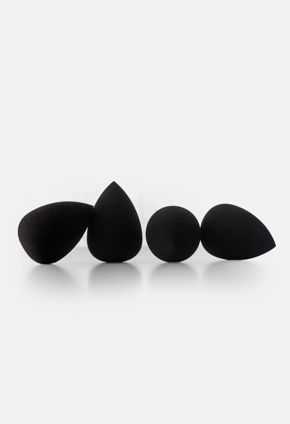 Spugnette trucco a goccia nera 4 pz - MAKE ARTIST - Image 4
