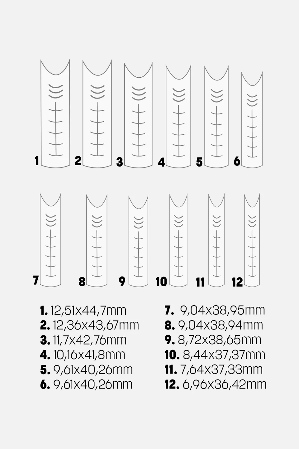Tip per acrygel Dual Form 120 pz - Image 3